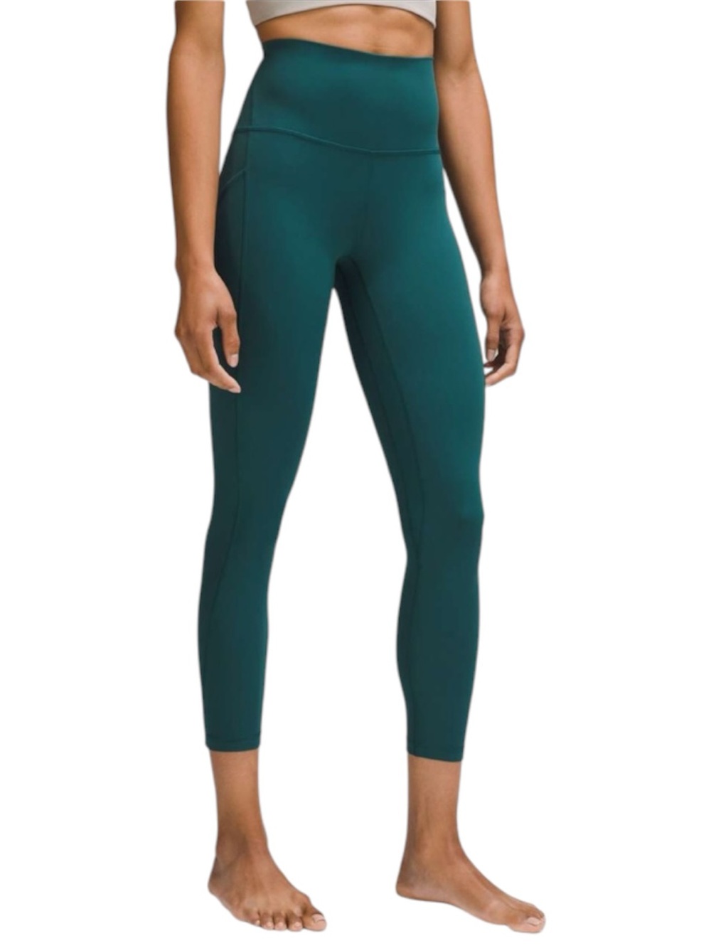 Lululemon Align High-Rise Pant with Pockets 25" Storm Teal Womens Size 8
